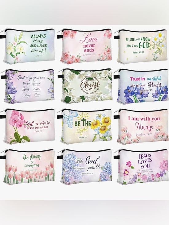 unbranded Handbags - Buy Now Inspirational Floral Zipper Pouch NWOT pick one